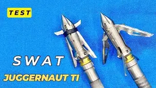 SWAT JUGGERNAUT Ti  100gr BROADHEAD TEST
