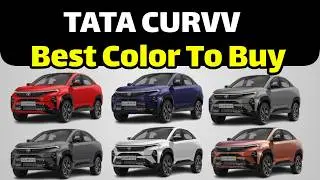 TATA CURVV Colour Options | Tata Curvv Best Colour To Buy #tatacurvv