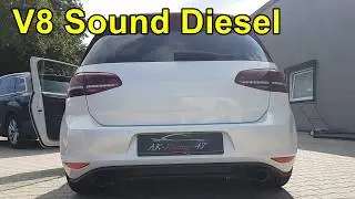 VW Golf 7 GTD | V8 Soundbooster | APP-Control | AK-Racing-47 | Active Diesel Soundmodul