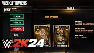 ПРОХОЖДЕНИЕ БАШНИ ► WWE 2K24 MyFACTION #3