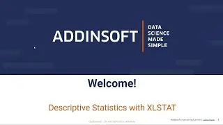 Tips and Tricks for Descriptive Statistics - XLSTAT Webinar Preview