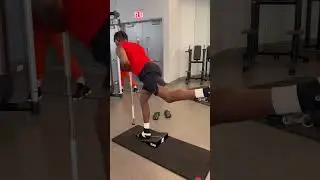 Gainz‼️ Posterior Strength Hip Extension - Unilateral Stability (Samkelo Cele) #nstnct