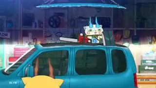 Youkai watch komosan and komojiro car advert