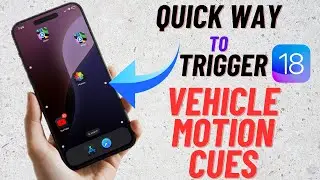 How to Enable/Disable iOS 18 Vehicle Motion Cues from Control Center on iPhone & iPad