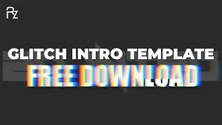 GLITCH INTRO  FREE TEMPLATE #02 || NO TEXT
