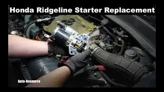 How to replace starter on Honda Ridgeline