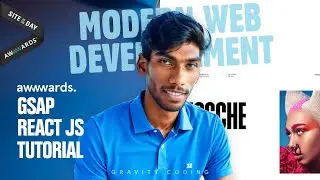 From Vanilla JS to React: Build an Awwwards-worthy Website (HTML, CSS, JS, GSAP, ScrollTrigger)