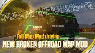 ⭕️New Broken Offroad Map Mod Released||Bussid 3.7.1||Download Now🔥||#bussimulatorindonesia||