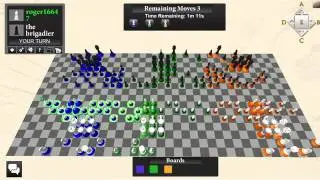 Regimental Chess Infantry Charge Of Three Divisions