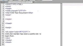 Embedded and External Style Sheets