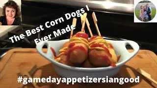 From Scratch The Best Corn Dogs I ever made  & a Cuz cooking 