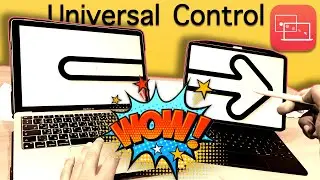 Get more done! with Universal Control iPad