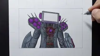How to draw Upgraded Titan TV Man 3.0 fanmade
