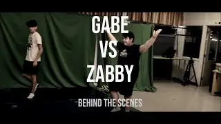 Zabby vs Gabe ( actual Behind the scenes video)