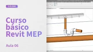 Aula 06 - Noções de modelagem e primeiros traçados - Curso Básico Revit MEP