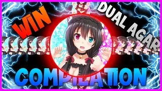 Dual-Agar Win Compilation #1 INSANE Agar.io