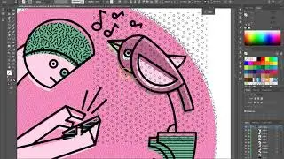 Extract Pattern - איך מחלצים פאטרן וממירים לצורות - קורס אילוסטרייטור