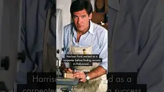 Harrison Ford worked as a carpenter before finding success in Hollywood. #harrisonford #starwars