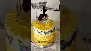 Our End Of The Summer Cake!! #fyp #fypシ #foryou #viralvideo #itsmevalarie #multitalented #cake