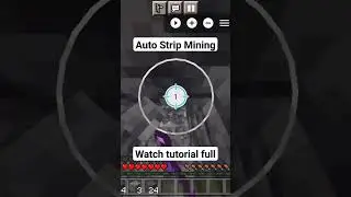 Minecraft Auto Mining with auto clicker
