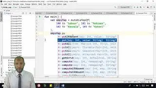 138 Android Kotlin –Collections   Map   mutableMapOf put, change, and remove items