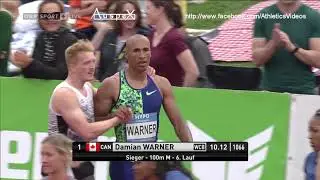 Damian Warner 100m 10.12 (+0.9m/s) Götzis 2019