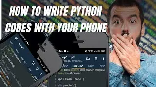 Write Python codes on phone 📱 with this amazing app!