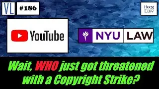 Copyright Strikes for Explaining Copyright Law? (Virtual Legality 