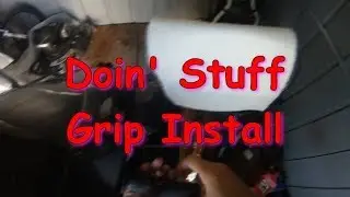 Doin' Stuff | Installing CBR 954 RR Grips!