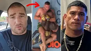 MMA FIGHTERS REACT TO DRICUS DU PLESSIS CHOKES ISRAEL ADESANYA - DDP STOPS IZZY AT UFC 305