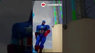 PRANK WITH CAPTAIN AMERICA 🤣Team4SHOOTER #shorts (GTA 5/GTA V)