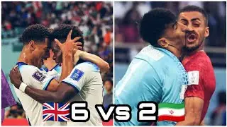 INGLATERRA LIQUIDÓ A IRÁN CON 6 GOLES A 2 - ¿Claro favorito a ganar el Mundial? #qatar2022