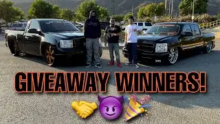 DELIVERING GIVEAWAY TRUCKS IN CALI 🌴