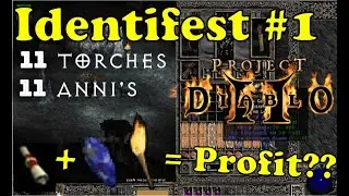 Project Diablo 2 | Identifying 25HR's of Charms! = PROFIT?! | Identifest #1