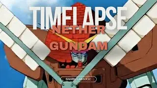 Nether Gundam Conversion 3D Print Timelapse