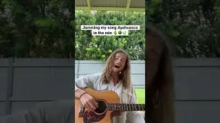 Playing ‘Ayahuasca’ on a rainy day #Shorts
