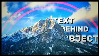 How To Place Text Behind Object|KinemasterTutorial|Kinemaster Video Editing
