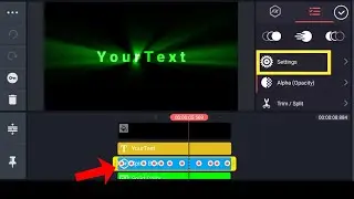 How To Make Light Ray Text Animation | Lighting Text Animation in Kinemaster | Kinemaster Editing