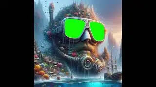 AI CITY GLASSES GREEN SCREEN