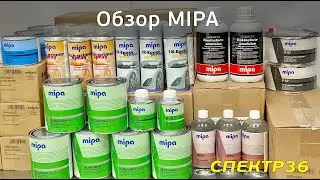 Обзор Mipa ч.1 (2021 июль) немецкие лакокрасочные материалы: лак, грунт, шпатлёвка, miparox