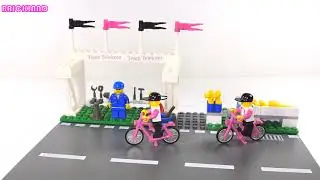 Обзор  Lego 1198 Telekom Race Cyclists and Service Crew