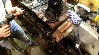 Снятие вариатора снегохода Рысь 113-119
