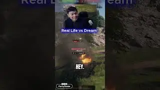 Real Life vs Dream #gaming #tank #worldoftanks