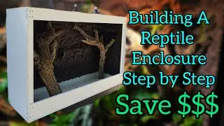 How To Build A Reptile Enclosure PVC or Wood DIY Cage 