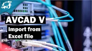 AVCAD V - AVCAD for Microsoft Visio - Import from Excel file
