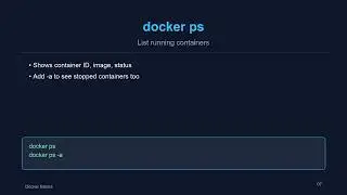 Docker Basic Commands for Beginners | docker run, pull, ps, exec & more