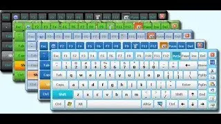 How to use touch keyboard in window 7 and set blinking cursor on pc