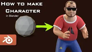 How to make a Character in Blender | Speed Modeling
