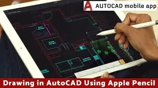 Drawing in AutoCAD Using Apple Pencil
