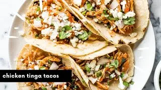 Easy Chicken Tinga Tacos